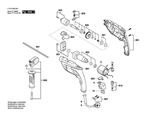 BOSCH Leitungshalter | Ersatzteile f�r 6271, 6290 - 2610Z03515