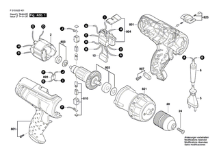 BOSCH Strunterdrckung | Ersatzteile fr 6220, 6221 - 2610Z03570