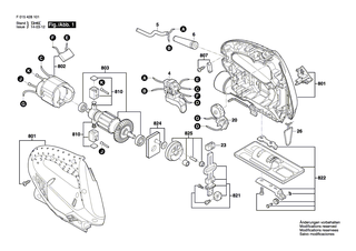 BOSCH Hubstange | Ersatzteile f�r 4181, 4281 - 2610Z04324
