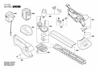 BOSCH Auslöser | Ersatzteile für 1167 - 2610Z04341