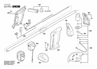 BOSCH Handrohr | Ersatzteile für 1167 - 2610Z04347