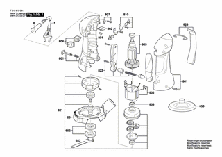 BOSCH Getriebeeinheit | Ersatzteile für 8100 - 2610Z04815