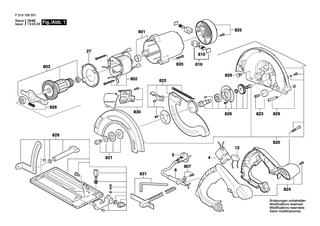 BOSCH Teilesatz | Ersatzteile f�r 1052, 5255 - 2610Z05011