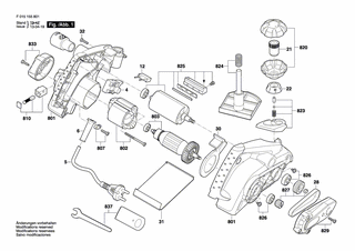 BOSCH Verstellschieber | Ersatzteile für 1558 - 2610Z05038