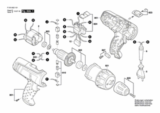 BOSCH Motorgeh�use | Ersatzteile f�r 6221, 6224 - 2610Z05634