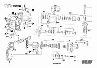BOSCH Polschuh | Ersatzteile f�r 1734, 1736 - 2610Z05910