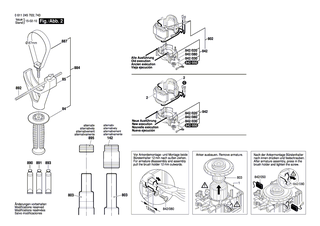 BOSCH Netzanschlussleitung CH 4,15m 2 x 1,0mm H07 RN-F | Ersatzteile fr GBH 11 DE | 1604460449