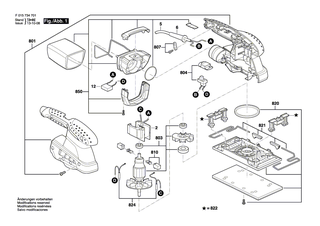 BOSCH Fussplatte | Ersatzteile f�r 7338, 7347 - 2610Z06065