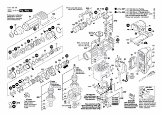 BOSCH Gehäusedeckel | Ersatzteile für 11245EVS | 1615500291