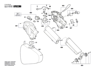BOSCH Knopfsatz | Ersatzteile f�r 0791, 0795 - 2610Z06493