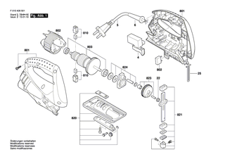 BOSCH Netzanschlussleitung | Ersatzteile f�r 4285 - 2610Z06558