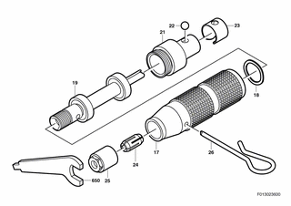 BOSCH Spannh�lse 3/32 | Ersatzteile f�r 236 - 2615000587
