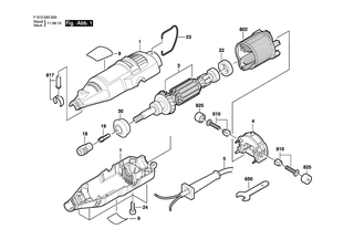 BOSCH Schraubh�lse 1/8 | Ersatzteile f�r Handgriff-Set - 2615110480
