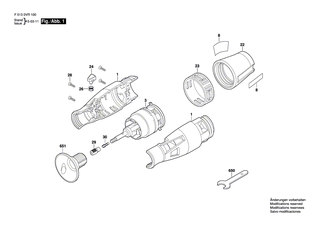 BOSCH Schraubh�lse 1/8 | Ersatzteile f�r Handgriff-Set - 2615110480