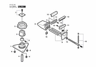 BOSCH Sockel | Ersatzteile f�r 2214, 2217 - 2615220011