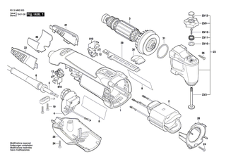 BOSCH Kreuzschlitzschraube | Ersatzteile f�r GCT-115, GTR 30 - 2615294035