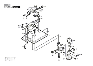 BOSCH Schraube | Ersatzteile für Maschinenschraubstock, Fr - 2615294205
