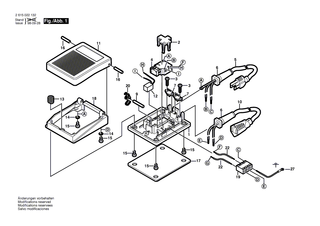 BOSCH Netzanschlussleitung 2 x 1mm H05 VV-F2 | Ersatzteile f�r Fussschalter, 221 - 2615295005