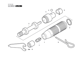 BOSCH Spannzange 1/4 | Ersatzteile f�r GTR 30 - 2615295091