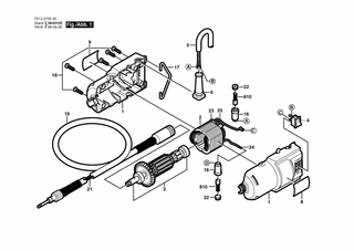 BOSCH Polschuh 220V | Ersatzteile f�r 732, 7326 - 2615295101