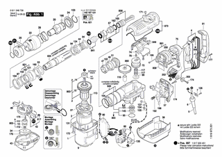 BOSCH Befestigungsschelle | Ersatzteile für 11248EVS | 1601302019