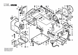 BOSCH Tisch | Ersatzteile f�r 1731 - 2615296383