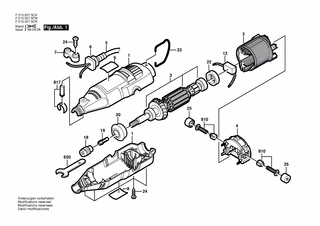 BOSCH Netzanschlussleitung EU 230V 2m 2 x 0,75mm H05 VV-F...