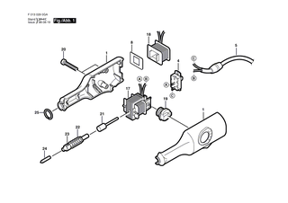 BOSCH Verstellwelle | Ersatzteile f�r 292 - 2615990058