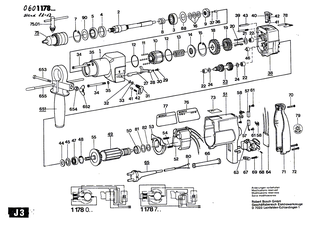 BOSCH Zylinderschraube DIN 84-AM3x6-5.8 | Ersatzteile f�r Schlagbohrmaschine, Hf-Bohrmaschine - 2910011048