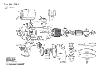 BOSCH Zylinderschraube DIN 84-BM3x50-5.8 | Ersatzteile f�r Winkelbohrmaschine, GWB 10 - 2910011074