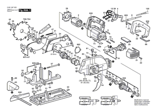 BOSCH Zylinderschraube DIN 84-AM4x5-5.8 | Ersatzteile f�r GKS 55, GKS 65 - 2910011115
