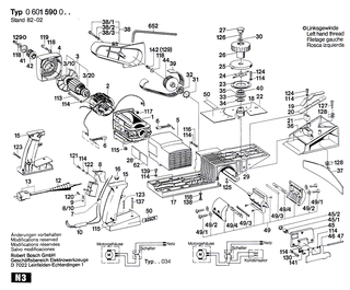 BOSCH Zylinderschraube DIN 84-AM4x10-8.8 | Ersatzteile f�r Geradschleifer, Handhobel - 2910021120