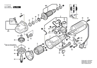BOSCH Flachkopfschraube DIN 85-AM3x6-CUZN | Ersatzteile für GGS 27 C, GGS 7 C - 2910110048