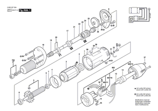BOSCH Flachkopfschraube DIN 85-AM3x6-CUZN | Ersatzteile für GGS 27 C, GGS 7 C - 2910110048