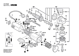 BOSCH Flachkopfschraube DIN 85-AM3x6-CUZN | Ersatzteile für GGS 27 C, GGS 7 C - 2910110048