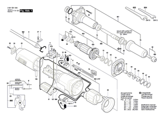 BOSCH Flachkopfschraube DIN 85-AM3x6-CUZN | Ersatzteile f�r GGS 27 C, GGS 7 C - 2910110048
