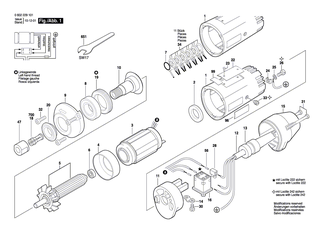 BOSCH Flachkopfschraube DIN 85-AM4x8-MS | Ersatzteile f�r SHO 280, Winkelschleifer - 2910110118