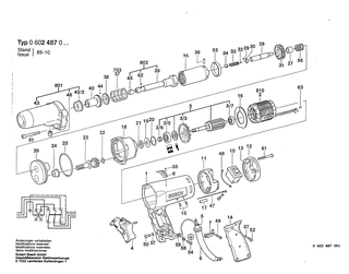 BOSCH Flachkopfschraube DIN 85-AM4x10-MS | Ersatzteile f�r Winkelschleifer - 2910110120