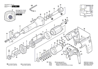 BOSCH Innensechskantschraube DIN 912-M 4x35-8.8 | Ersatzteile f�r GEX 150 ACE, GR.55 - 2910141136