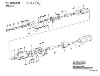 BOSCH Innensechskantschraube DIN 912-M 4x35-8.8 | Ersatzteile f�r GEX 150 ACE, GR.55 - 2910141136