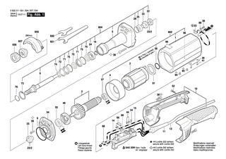 BOSCH Innensechskantschraube DIN 912-M5x18-8.8 | Ersatzteile f�r GNA 3,5, GR.77 - 2910141160