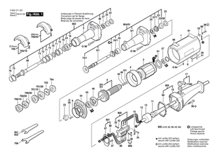 BOSCH Innensechskantschraube DIN 912-M5x22-8.8 | Ersatzteile f�r GNA 3,5, GR.77 - 2910141163