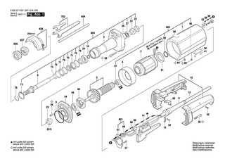 BOSCH Innensechskantschraube DIN 912-M 5x25-8.8 | Ersatzteile f�r Hf-Geradschleifer, Geradschleifer - 2910141164