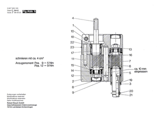 BOSCH Innensechskantschraube DIN 912-M5x40-8.8 | Ersatzteile f�r Schlagschrauber, Hf-Schlagschrauber - 2910141170