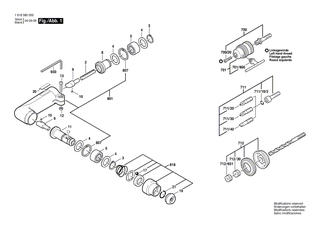 BOSCH Innensechskantschraube DIN 912-M6x30-8.8 | Ersatzteile f�r USH 27, Winkelbohrkopf - 2910141205