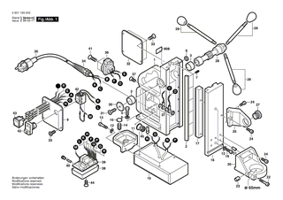 BOSCH Innensechskantschraube DIN 912-M6x60-8.8 | Ersatzteile f�r GMB 32, DS 18 - 2910141217