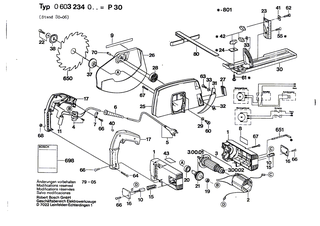 BOSCH Flachrundschraube DIN 603-M6x25 | Ersatzteile f�r GKS 54, GKS 54 CE - 2910281203
