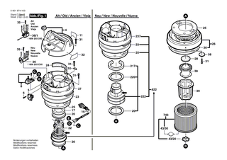 BOSCH Blechschraube DIN 7982-ST3,5x16-F-H | Ersatzteile f�r GAS 10-50 RFK, GAS 10-50 RFH - 2910601412