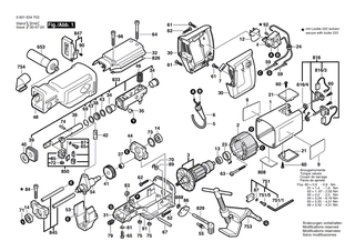 BOSCH Blechschraube DIN 7971-BZ4,2x25 | Ersatzteile f�r GSA 1100 PE, GKS 75 S - 2910611029