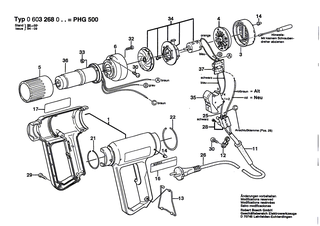 BOSCH Blechschraube DIN 7983-B2,9x16 | Ersatzteile f�r GHG 600 CE, PHG 500 - 2910615507